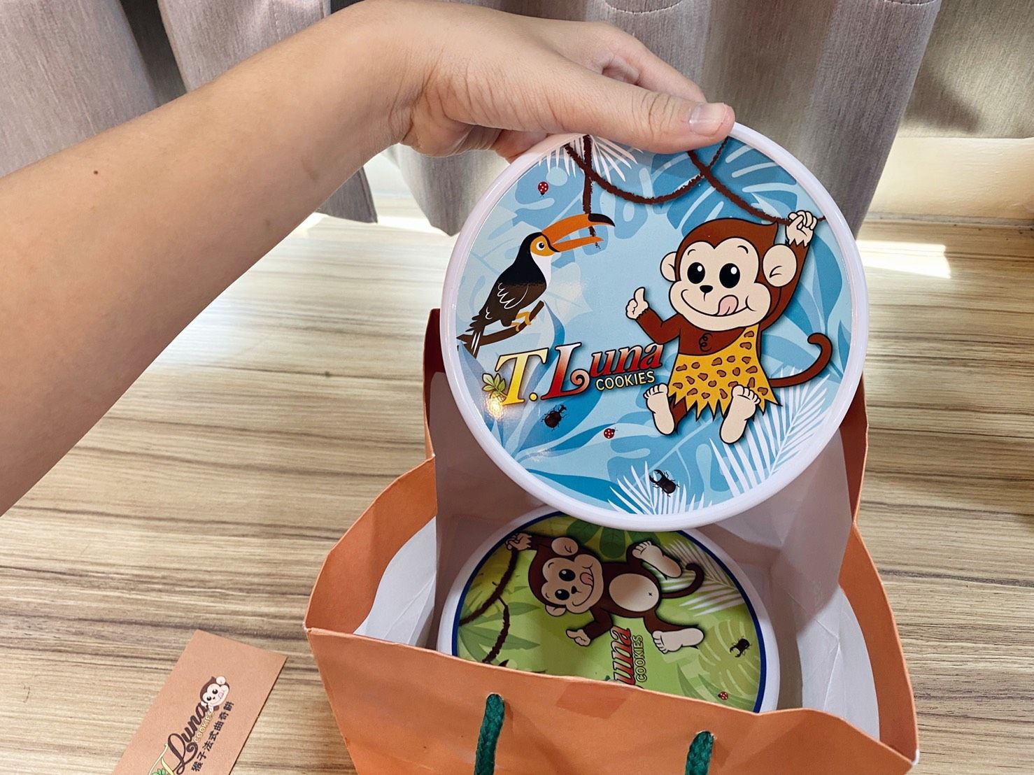 [West District, Taichung] T.luna Monkey French Cookies | Winner of the 2021 iTQi Superior Taste Award | Hidden High Mountain Tea Cookie Flavor | Bestseller Abroad | Taichung Souvenir