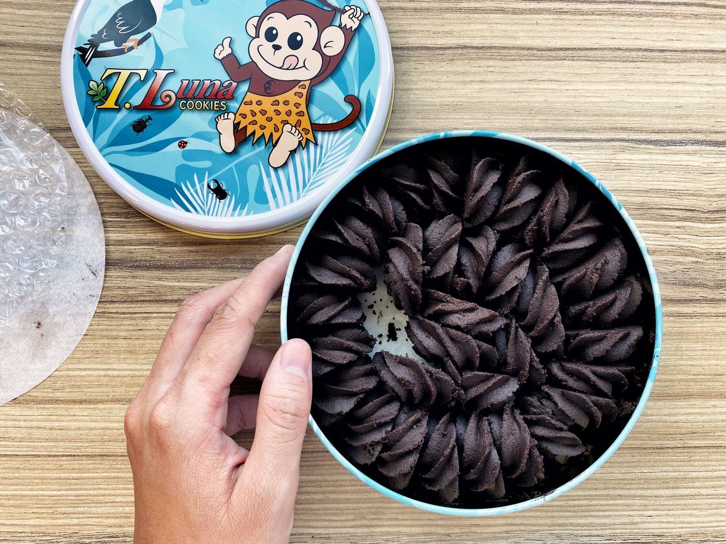 [West District, Taichung] T.luna Monkey French Cookies | Winner of the 2021 iTQi Superior Taste Award | Hidden High Mountain Tea Cookie Flavor | Bestseller Abroad | Taichung Souvenir