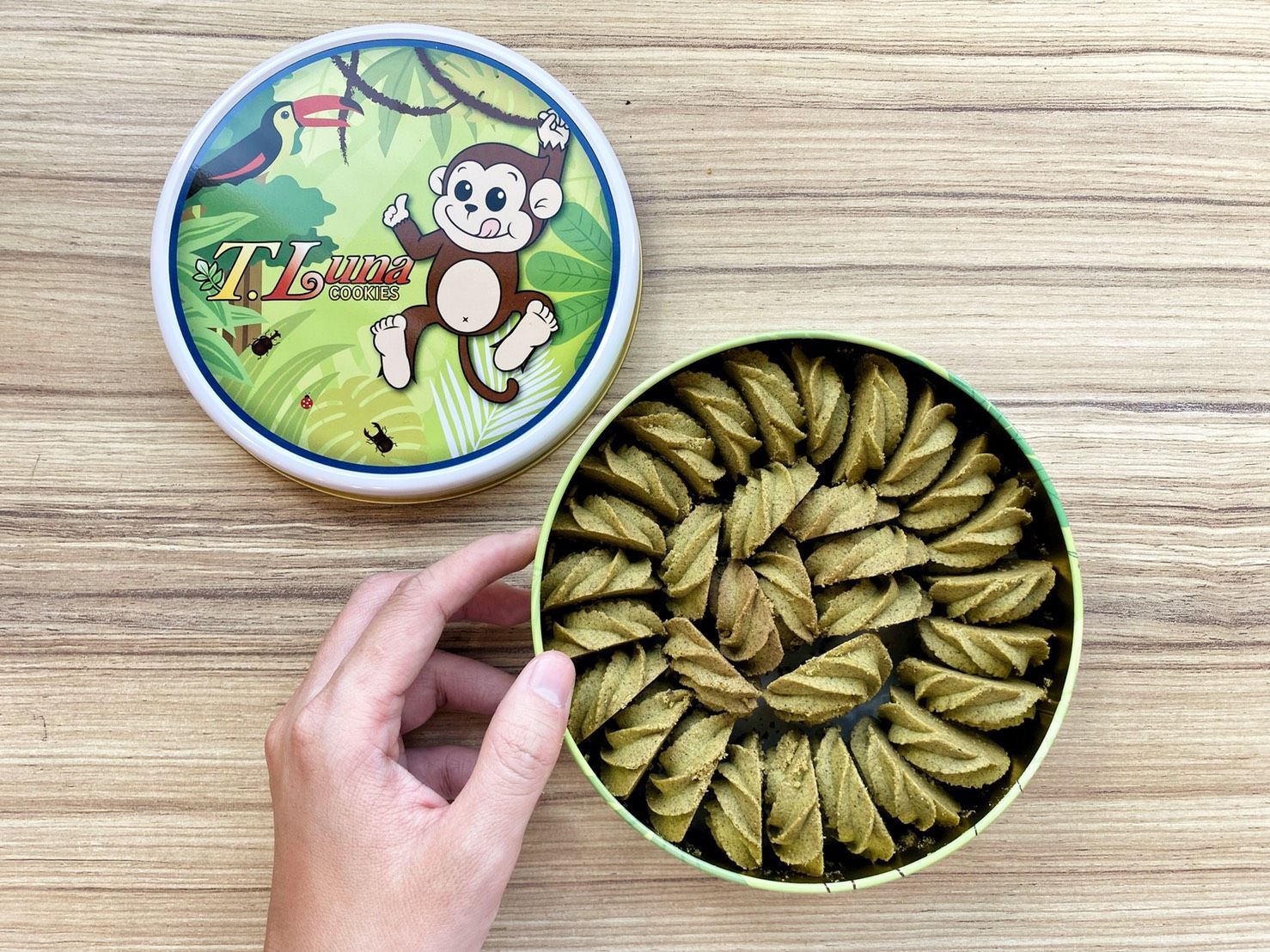 [West District, Taichung] T.luna Monkey French Cookies | Winner of the 2021 iTQi Superior Taste Award | Hidden High Mountain Tea Cookie Flavor | Bestseller Abroad | Taichung Souvenir
