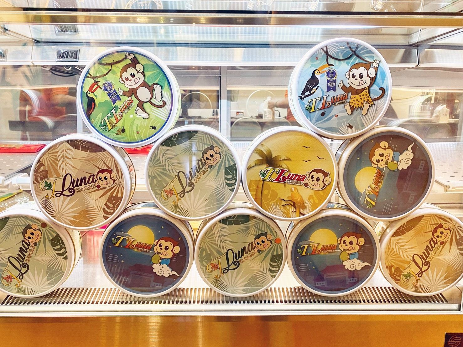 [West District, Taichung] T.luna Monkey French Cookies | Winner of the 2021 iTQi Superior Taste Award | Hidden High Mountain Tea Cookie Flavor | Bestseller Abroad | Taichung Souvenir