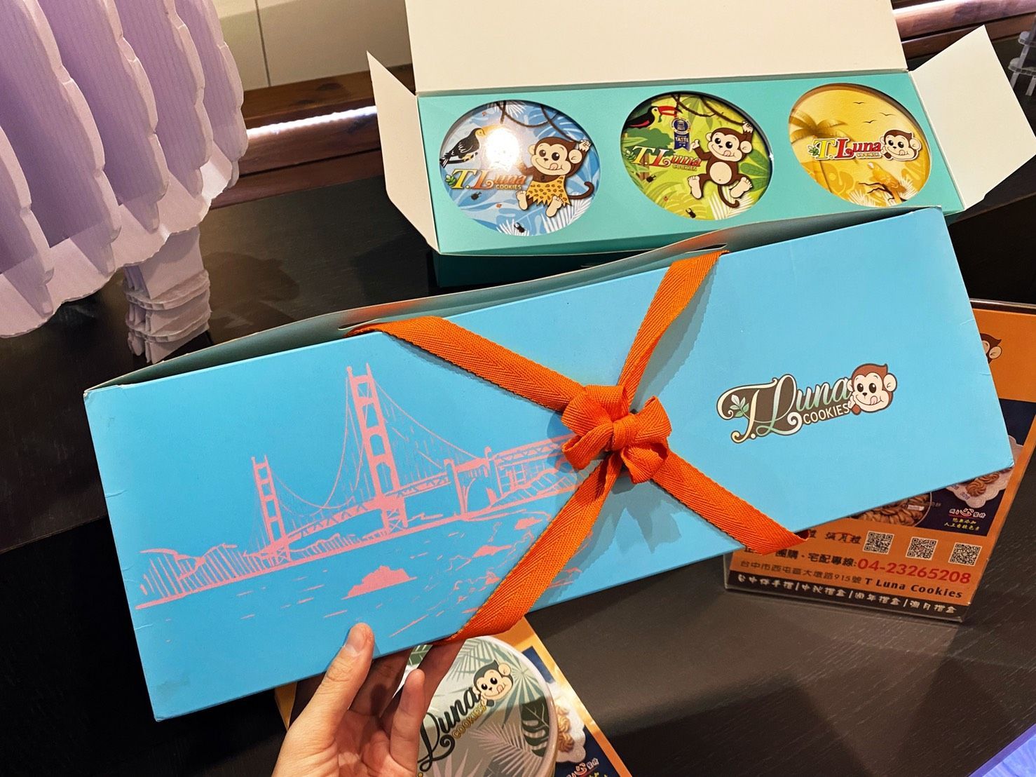 [West District, Taichung] T.luna Monkey French Cookies | Winner of the 2021 iTQi Superior Taste Award | Hidden High Mountain Tea Cookie Flavor | Bestseller Abroad | Taichung Souvenir