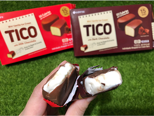 【PXMart Picks ■ Ice Cream】Lotte Tico Cocoa Crispy Vanilla Flavor Ice Cream x An average of 11 NTD per piece of deliciousness~ A tasty treat worth bringing home.