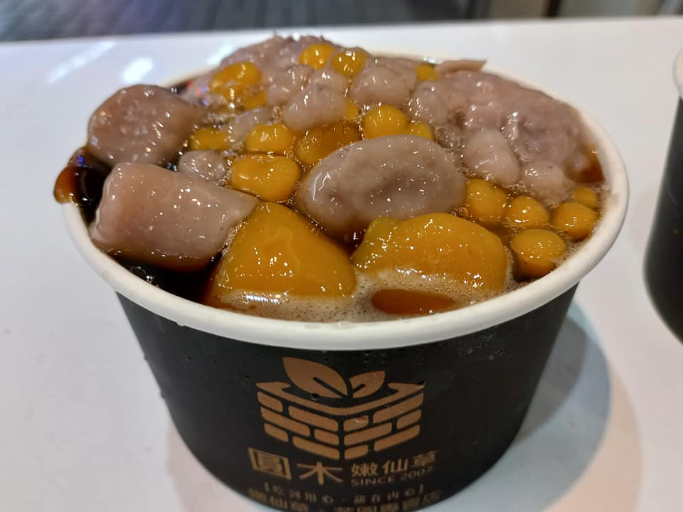 Log Ball Tender Grass Jelly - Original Store - Taro Balls, Tender Grass Jelly Specialty Shop